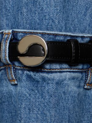 Camicia jeans di cotone oversize Coperni blu