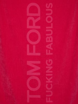 Albornoz de algodón Tom Ford rosa