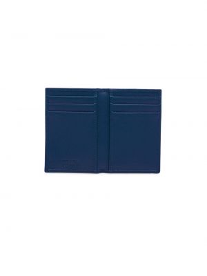 Кожаный кошелек Prada синий