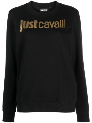 Памучна тениска с принт Just Cavalli