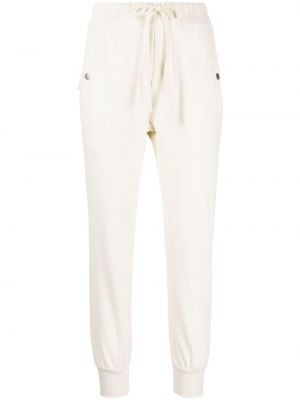 Bavlněné rovné kalhoty Thom Krom bílé