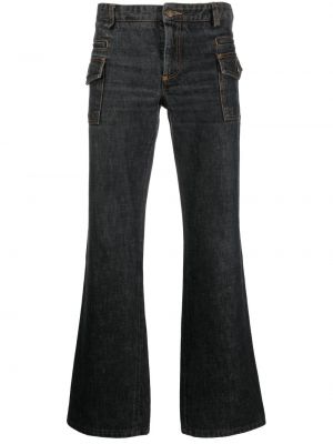 Zvonové džíny s nízkým pasem Dolce & Gabbana Pre-owned šedé