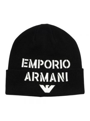 Czapka Emporio Armani czarna
