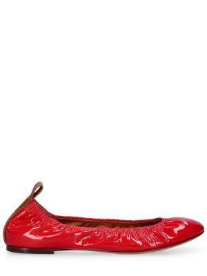 Lakkozott bőr balerina cipők Lanvin piros