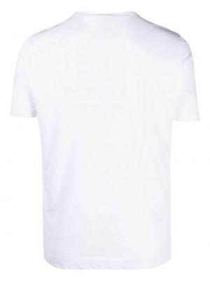 Koszulka bawełniana z dżerseju Cenere Gb biała