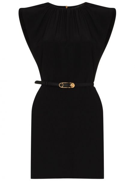 Mini vestido con apliques Versace negro