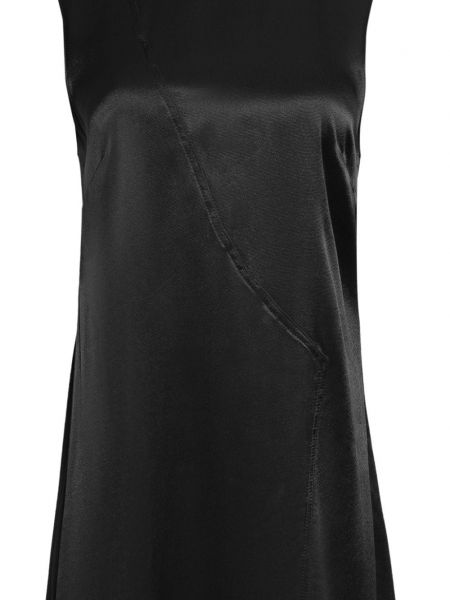 Asymetrické midi šaty Uma | Raquel Davidowicz černé