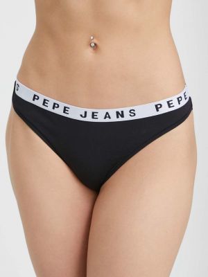 Stringi Pepe Jeans czarne
