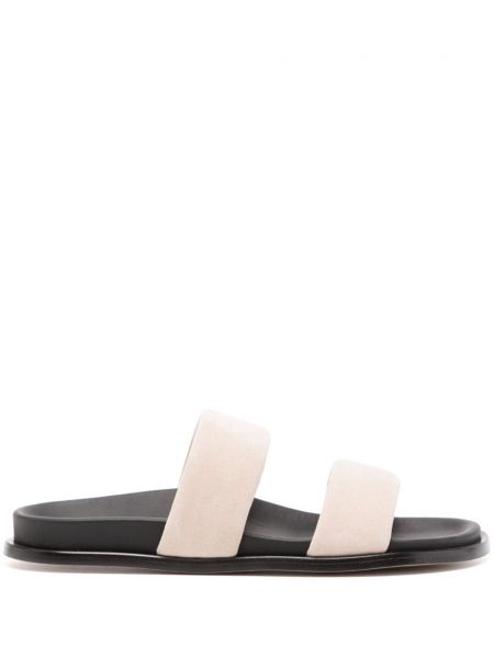 Semišové sandály Alohas bílé
