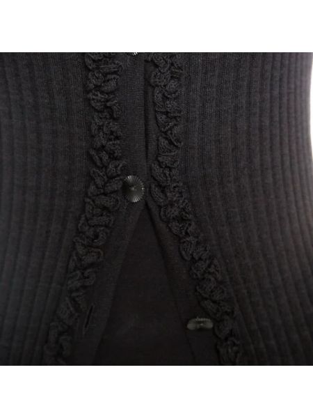 Vestido de malla Chanel Vintage negro