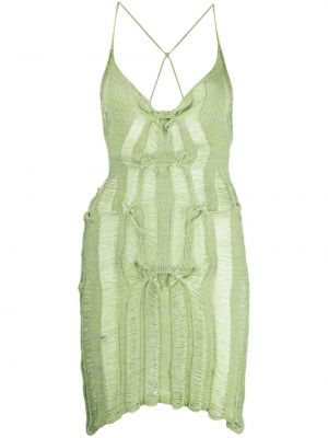 Minikleid mit farbverlauf Emma Gudmundson grün