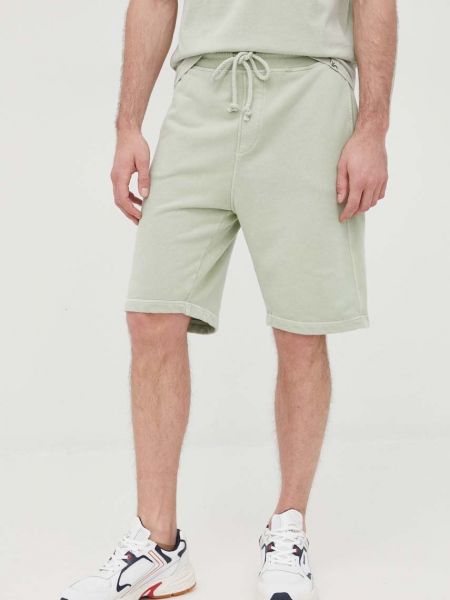 Pamučne kratke hlače United Colors Of Benetton zelena