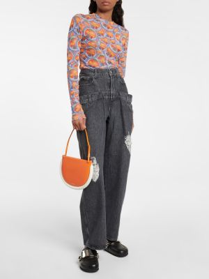Jeansy relaxed fit Jw Anderson szare