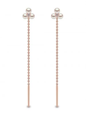 Σκουλαρίκια από ροζ χρυσό Yoko London