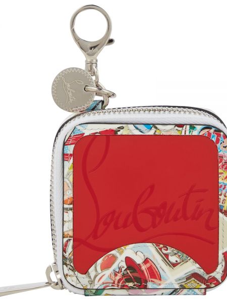 Borsa di pelle con stampa Christian Louboutin