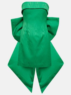 Платье мини из крепа Rebecca Vallance зеленое