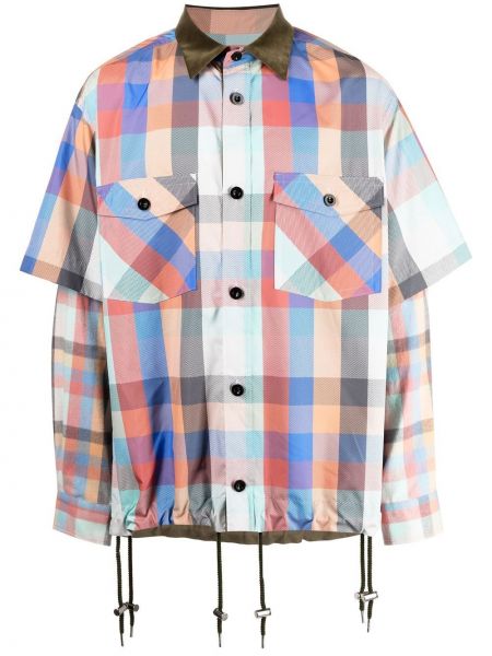 Camicia a quadri Sacai