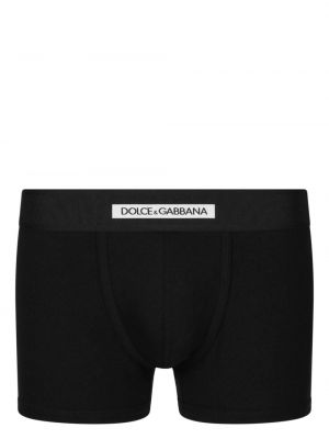Bokserki bawełniane Dolce And Gabbana czarne