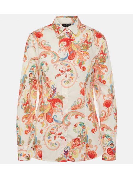 Paisley bomuld skjorte Etro