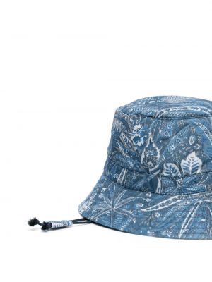 Raštuotas gėlėtas kepurė A.p.c. mėlyna