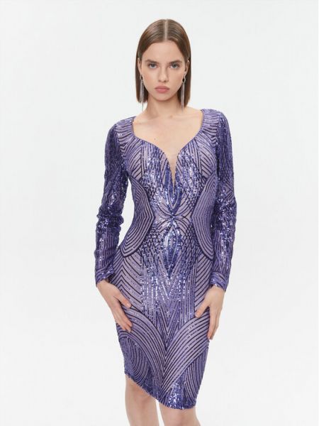 Коктейльное платье Fracomina фиолетовое