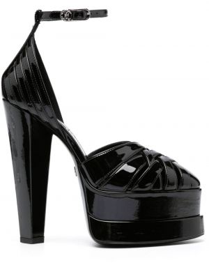 Pantofi cu toc Roberto Cavalli negru
