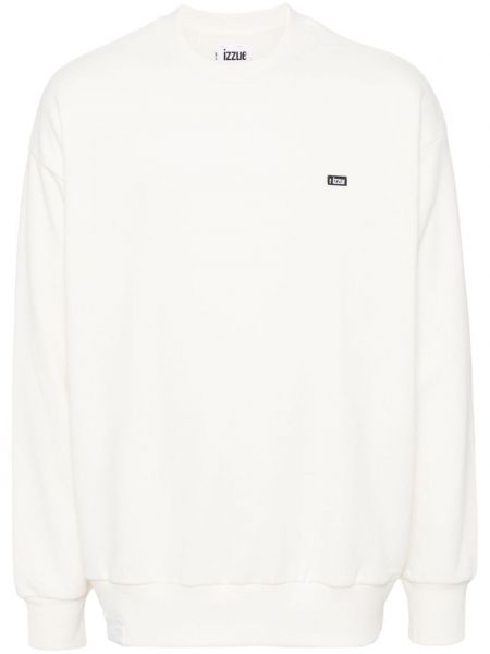 Broderet sweatshirt Izzue hvid