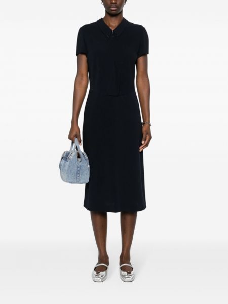 Midi šaty Chanel Pre-owned modré