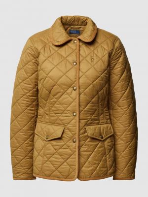 Pikowana kurtka puchowa Polo Ralph Lauren beżowa