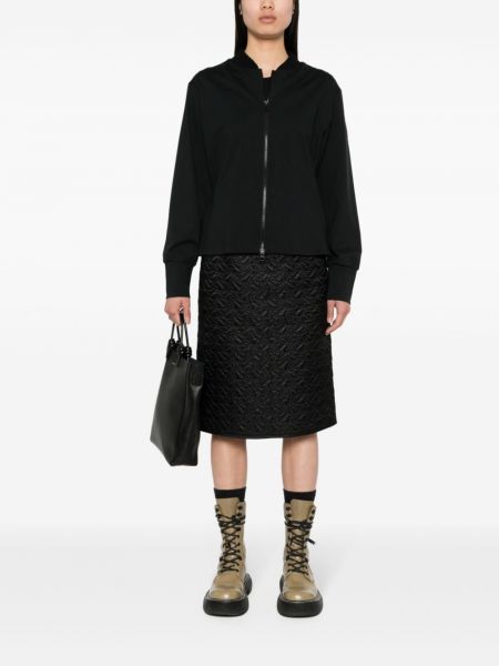Prošívané pouzdrová sukně Moncler černé