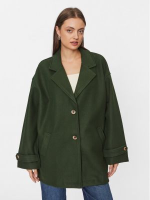 Παλτό Noisy May πράσινο