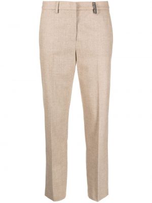 Slim fit hose Fabiana Filippi beige