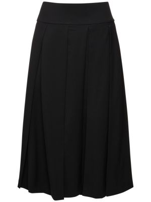 Plisovaná midi sukňa Patou čierna