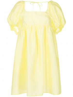 Μίντι φόρεμα Cecilie Bahnsen κίτρινο