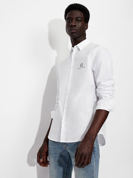 Bílá košile Armani Exchange