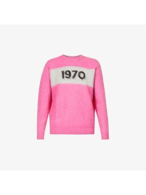 Мохеровый свитер оверсайз Bella Freud розовый