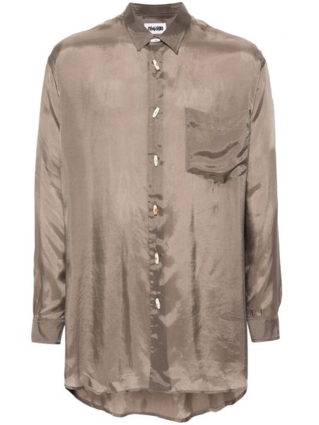 Svilena košulja Magliano smeđa