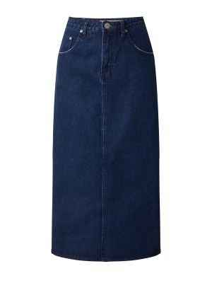 Džínsová sukňa Glamorous modrá