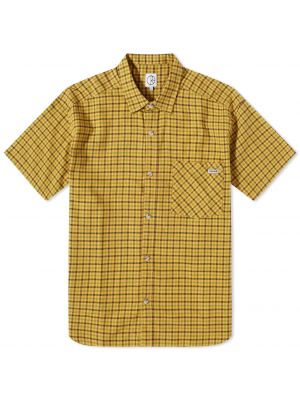 Рубашка Polar Skate Co. Mitchell Short Sleeve Check желтый