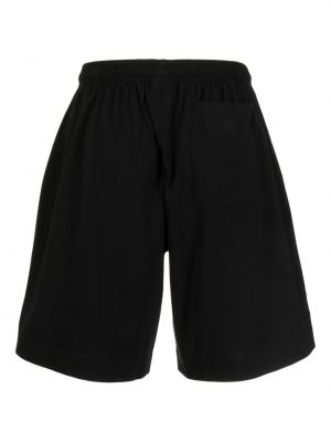 Shorts de sport en coton sans lacets Vetements noir