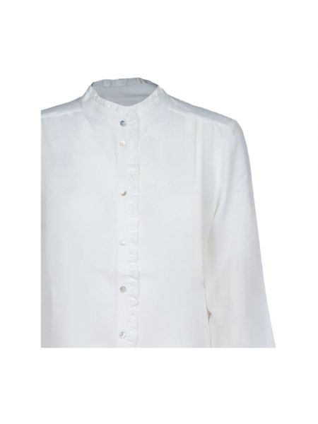 Camisa de seda con volantes Iblues blanco