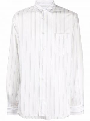Camisa a rayas Comme Des Garçons Shirt blanco