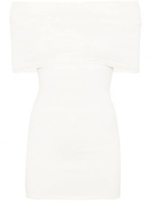 Mini šaty Wardrobe.nyc bílé