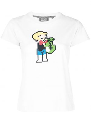 Camiseta Mostly Heard Rarely Seen 8-bit blanco