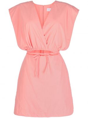 Φόρεμα με λαιμόκοψη v Bondi Born ροζ