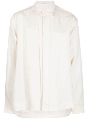 Camicia di lana Julius bianco