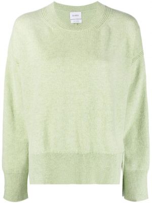Плетен кашмирен пуловер Barrie зелено