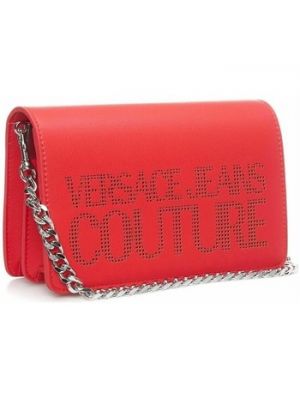 Czerwona torba na ramię Versace Jeans Couture