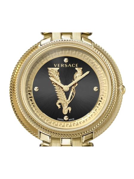 Armbanduhr aus edelstahl Versace