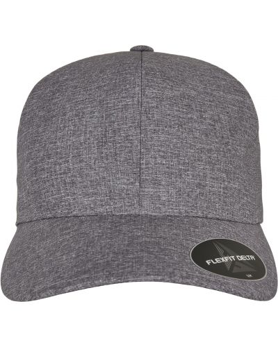 Меланж шапка с козирки Flexfit сиво